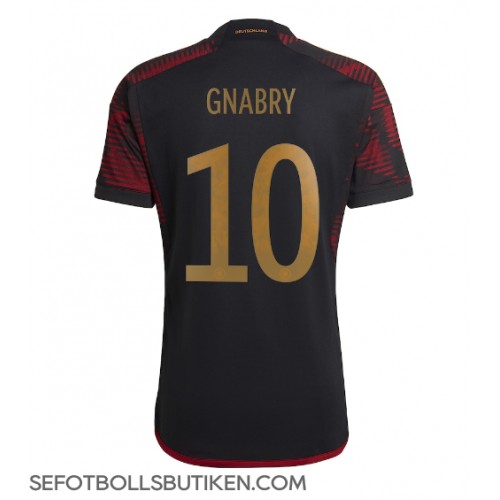 Tyskland Serge Gnabry #10 Replika Borta matchkläder VM 2022 Korta ärmar
